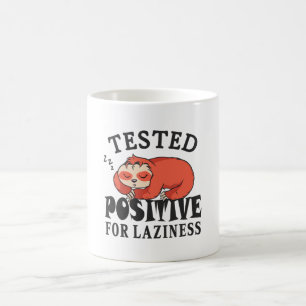 Taza De Café Probado positivo para pereza Sloth