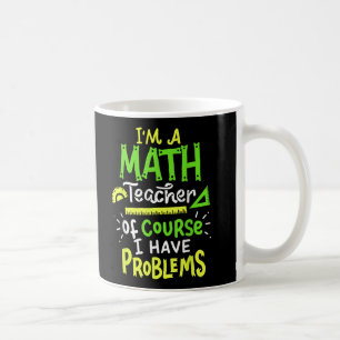 Taza De Café Problema de clase de Math Teacher