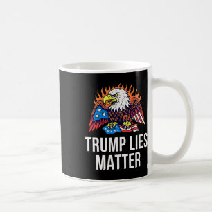 Taza De Café Problema de mentiras de Trump -