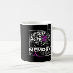 Taza De Café Problema Púrpura Cinta Rompecabezas Cerebro Heimer