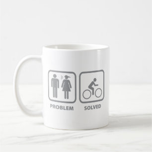 Taza De Café Problema Resuelto Ciclismo Café Mug