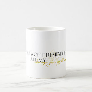 Taza De Café problemas de champán