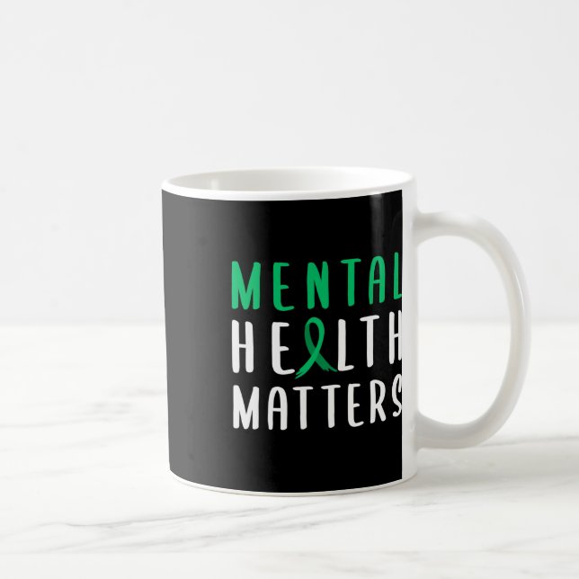 Taza De Café Problemas de salud Cinta verde (Derecha)