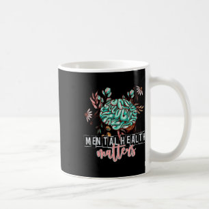 Taza De Café Problemas de salud Flores Mente Cuidado de los cer