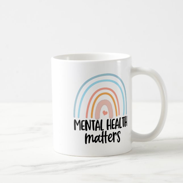 Taza De Café Problemas de salud mental (Derecha)