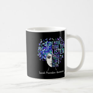 Taza De Café Problemas de vida Concienciación sobre la prevenci