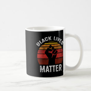 Taza De Café Problemas de vidas negras Blm Retro Hombres Mujere