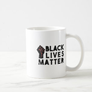 Taza De Café Problemas de vidas negras protestan contra el pode