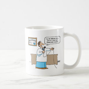 Taza De Café Proctólogo canta a Personalizado de Karaoke Funny 