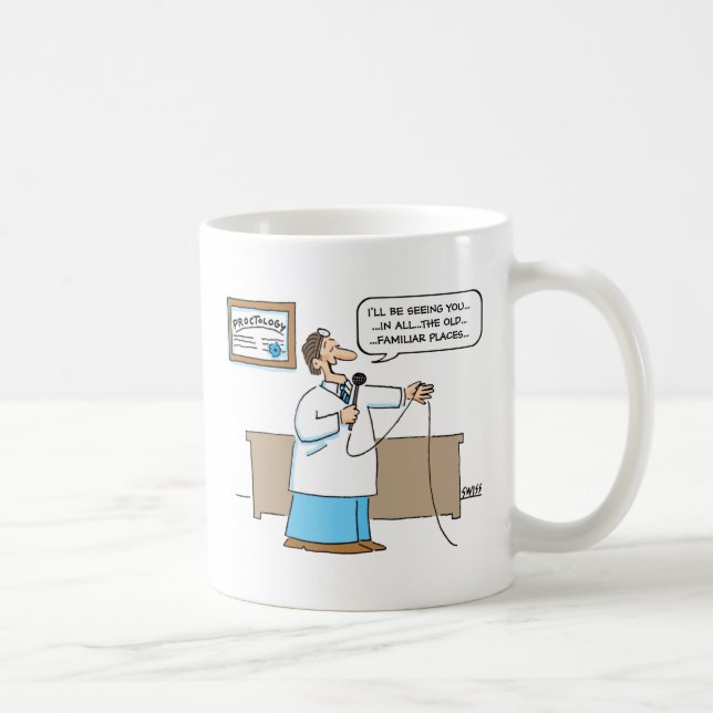 Taza De Café Proctólogo canta a Personalizado de Karaoke Funny  (Derecha)