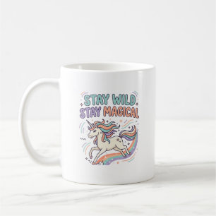 Taza De Café Producto de moda gráfico Unicornio Permanece Salva