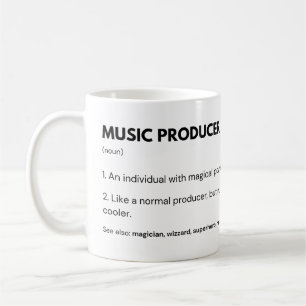 Taza De Café Productor Musical Y Producción De Ingeniero De Aud