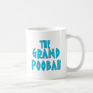 Taza De Café Productos azules magníficos de la fuente de Poobah