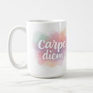 Taza De Café Productos con un diseño "carpe diem"