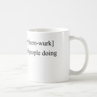 Taza De Café Productos divertidos del trabajo en equipo