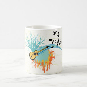 Taza De Café Productos personalizados de guitarra acústica