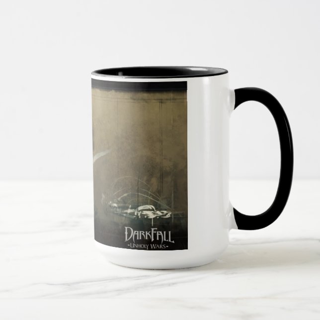 Taza de café profana de las guerras de Darkfall (Derecha)