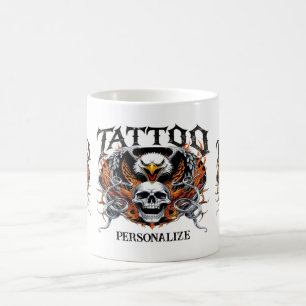 Taza De Café Profesión de artista del tatuaje Arte corporal Tie