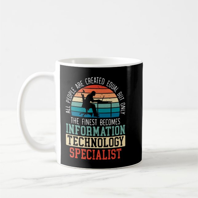 Taza De Café Profesional de informática especializado en inform (Izquierda)