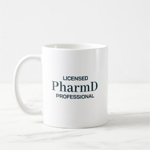 Taza De Café Profesional Licenciado en Farmacología Personaliza