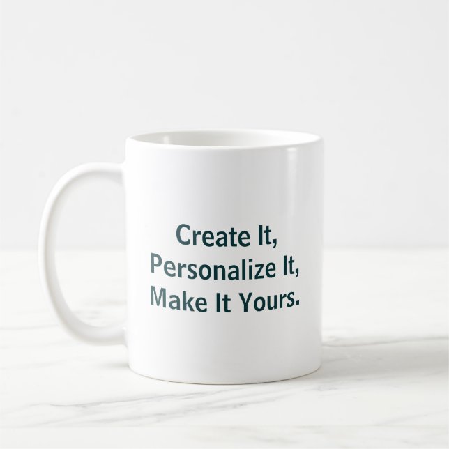 Taza De Café Profesional Simple De 11oz (Izquierda)