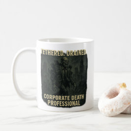 Taza De Café Profesional Zombie de la Muerte Corporativa Vida d