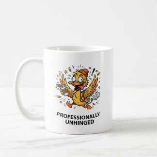 Taza De Café Profesionalmente Desquiciado - Humor Divertido de 