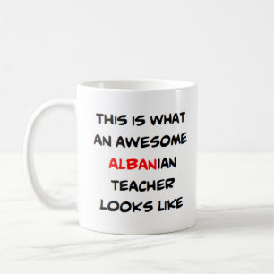 Taza De Café profesor albanés, impresionante