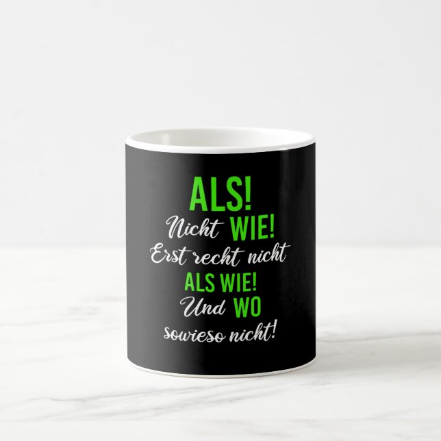 Taza De Café Profesor alemán de gramática (Centro)