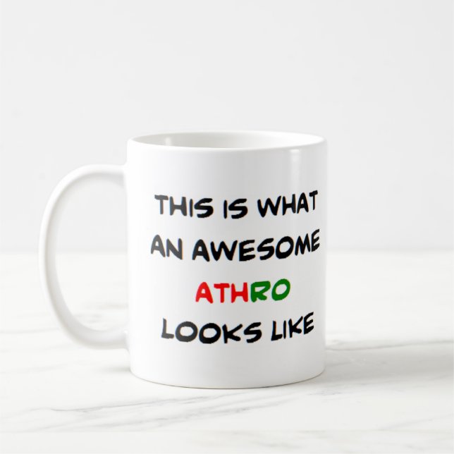 Taza De Café profesor bueno athro, impresionante (Izquierda)