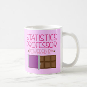 Taza De Café Profesor Chocolate Gift de las estadísticas para