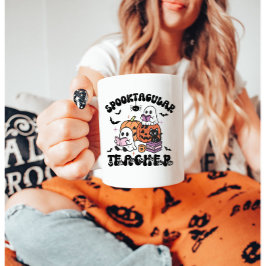 Taza De Café Profesor Cute Halloween Spooktacular
