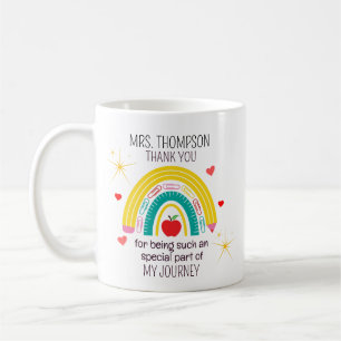 Taza De Café Profesor de Agradecimiento Personalizado