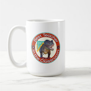 Taza De Café Profesor de Álgebra Dinosaurio Divertido