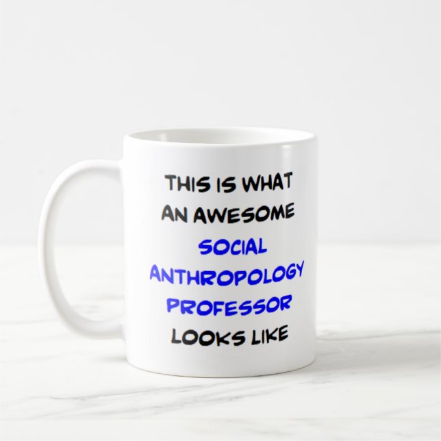 Taza De Café profesor de antropología social, impresionante (Izquierda)