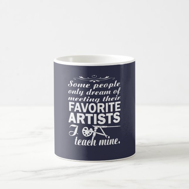 Taza De Café Profesor de arte (Centro)