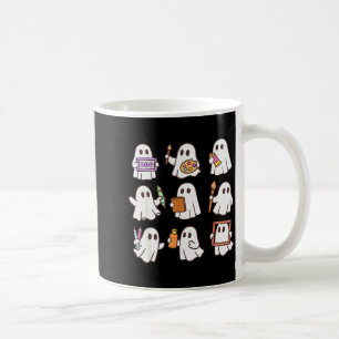 Taza De Café Profesor de Arte Fantasma Halloween Artistas Pinto
