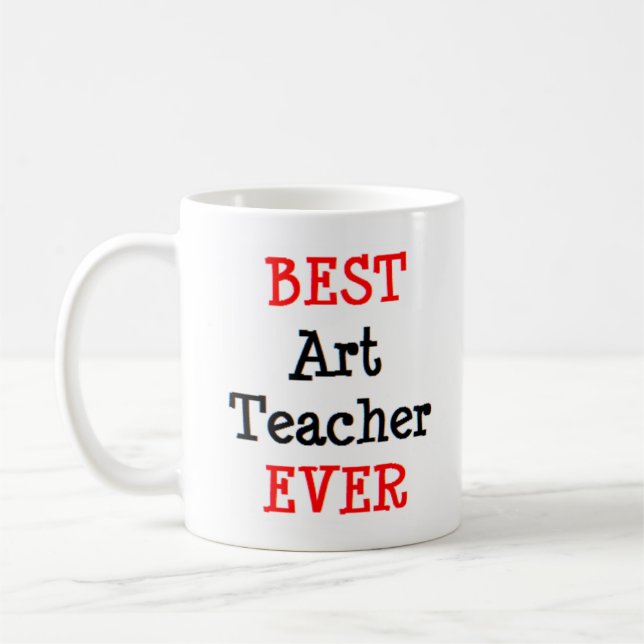 Taza De Café profesor de arte, mejor (Izquierda)