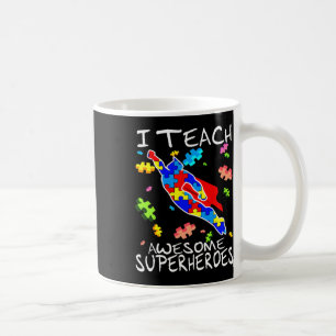Taza De Café Profesor de autismo Tee I enseña increible