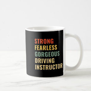 Taza De Café Profesor de autoescuela instructor de conducción 