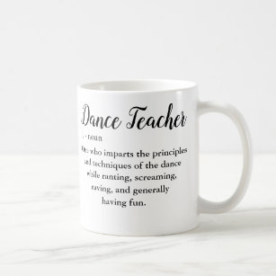 Taza De Café Profesor de baile