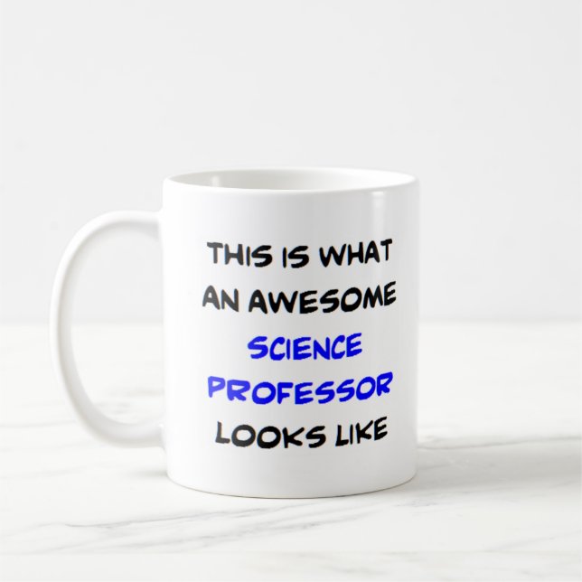 Taza De Café profesor de ciencia, impresionante (Izquierda)
