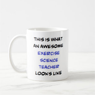 Taza De Café profesor de ciencias de ejercicios, impresionante
