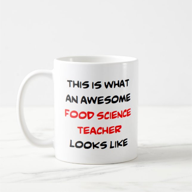 Taza De Café profesor de ciencias de la comida (Izquierda)