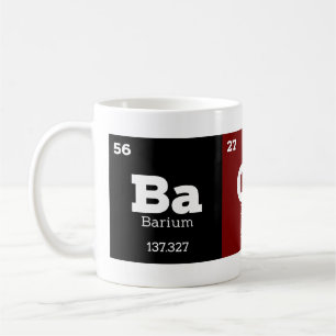 Taza De Café Profesor de Ciencias Química Elementos Químicos To