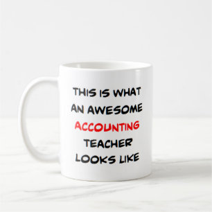 Taza De Café profesor de contabilidad, impresionante