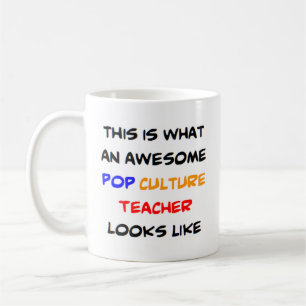 Taza De Café profesor de cultura pop, increíble