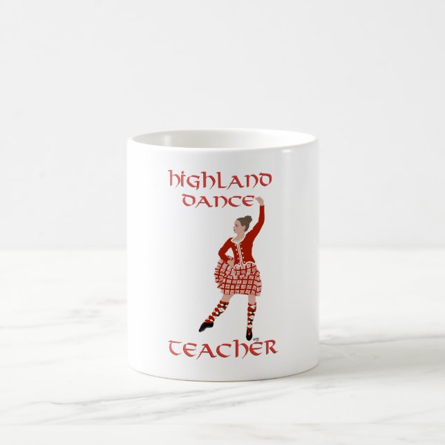 Taza De Café Profesor de danza de las Highlands escocesas (Centro)