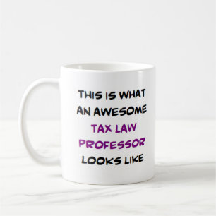 Taza De Café profesor de derecho fiscal, impresionante