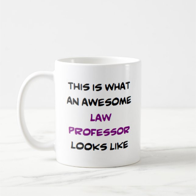Taza De Café profesor de derecho, impresionante (Izquierda)